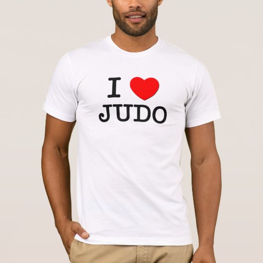 私は柔道を愛します Tシャツ (正面)