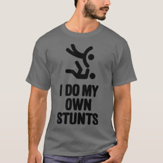 私は柔道柔道武術術を自分のスタントおもしろいを行う Tシャツ