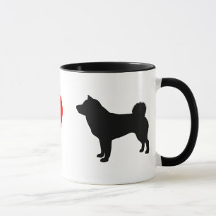 私は柴犬を愛します マグカップ