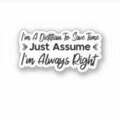 私は栄養士で救ある シール (正面)