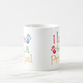 私は校長であることを愛します コーヒーマグカップ (中央)