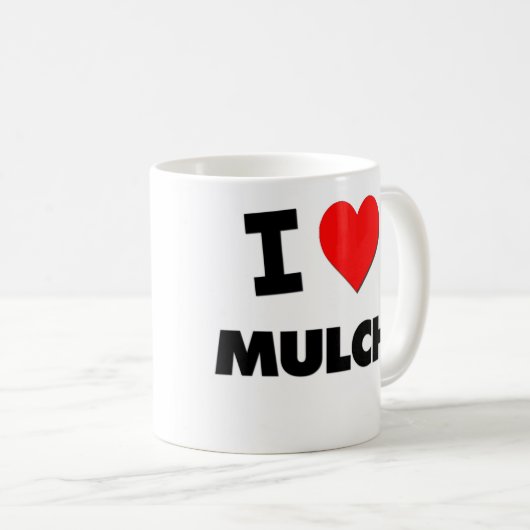 私は根おおいを愛します コーヒーマグカップ (正面右)