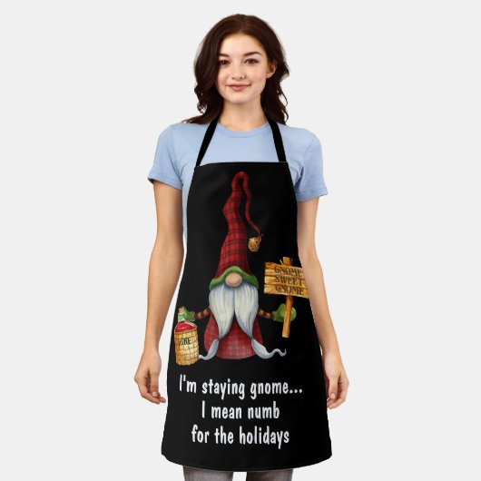 私は格言...休暇の間は感覚が鈍い エプロン (着用した状態)