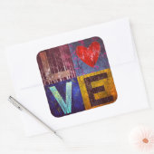 私は森が大好き！シール スクエアシール (封筒)