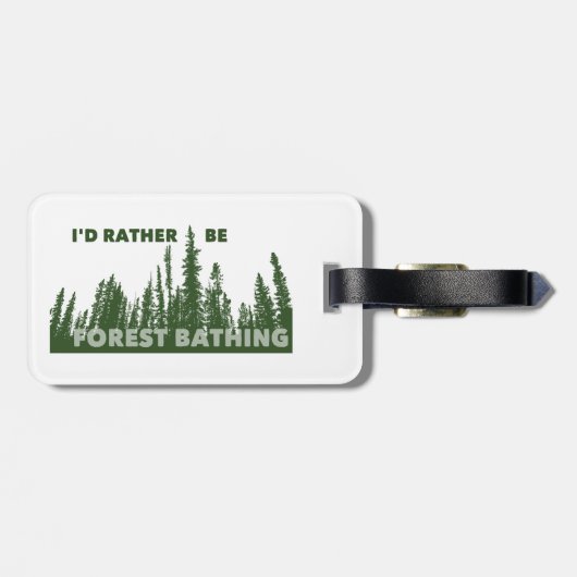 私は森林浴をしたい ラゲッジタグ (裏面横)