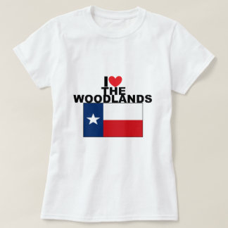 私は森林、TXを愛します Tシャツ