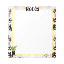 私は植物が大好き ノートパッド