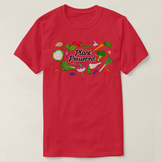 私は植物のビーガンとベジタリアンギフトアイディア Tシャツ (デザイン正面)