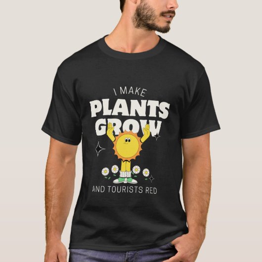 私は植物を育てる Tシャツ (正面)