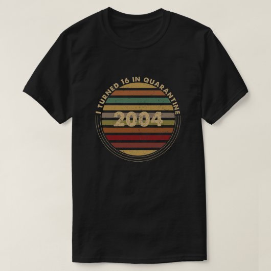 私は検疫で16歳になった Tシャツ (デザイン正面)