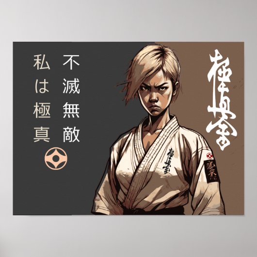 私は極信、破れない、止められない ポスター (正面)