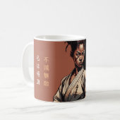 私は極真、壊れない、止まらない コーヒーマグカップ (正面左)