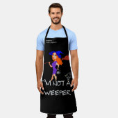 私は楽しいハロウィーンではない エプロン (着用した状態)