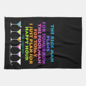 私は楽しい時間タオルのためにちょうど計画します キッチンタオル (横)