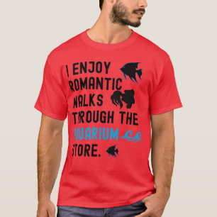 私は楽しむロマンチックに水族館を散策する Tシャツ