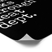 私は楽しむロマンチックに肉屋を歩き回るカッコいい ポスター (角)