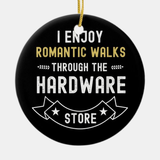 私は楽しむ金物屋を散策する セラミックオーナメント (正面)