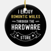 私は楽しむ金物屋を散策する セラミックオーナメント (裏面)