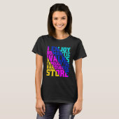 私は楽しむ金物屋を散策する Tシャツ (正面フル)