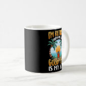 私は楽退職したしい時間を過ごすのが私の仕事だ!プレミアム コーヒーマグカップ (正面右)