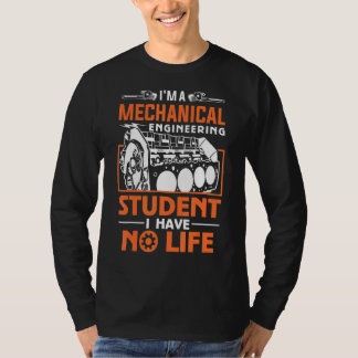 私は機械エンジニアリングの学生で、私は自由がない Tシャツ