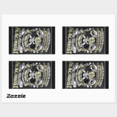 私は機械工のステッカーだ 長方形シール (シート)