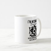 私は機械工学者のマグです コーヒーマグカップ (正面右)