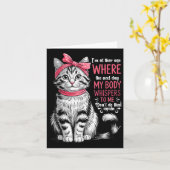 私は次の日に私の体が囁く年齢で カード (黄色い花)