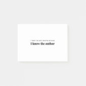 私は次の章を信じるのは、私は作家 ポストイット (正面)