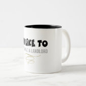 私は欲しいけど、大家を持っている ツートーンマグカップ (正面右)