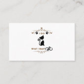 私は欲しい事をする プレイスカード (正面)