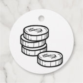 私は欲しい、私は価格をチェックし、私はそれを戻す、黒 フェイバータグ (裏面)