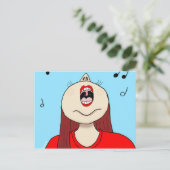 私は歌うのが大好き ポストカード (スタンド正面)