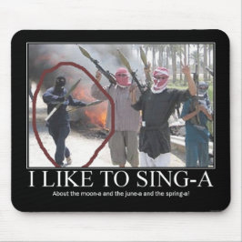 私は歌うのを好みます(テロリスト) マウスパッド