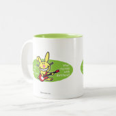 私は歌を書いています ツートーンマグカップ (正面左)