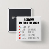 私は歓喜ボタンを生き延びました 缶バッジ (正面&裏面)