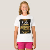 私は止められない Tシャツ (正面フル)