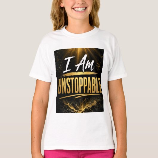 私は止められない Tシャツ (正面)