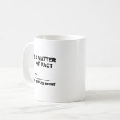 私は正しいです常に コーヒーマグカップ (正面左)