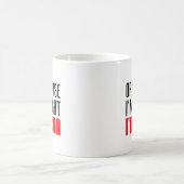 私は正しいです私ですOmaのマグ コーヒーマグカップ (中央)