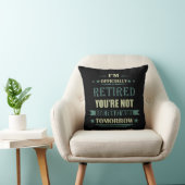 私は正式に退職した退職金おもしろいだ クッション (椅子)