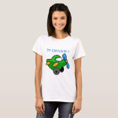 私は正式に5歳、ジェット飛行機 Tシャツ (正面フル)