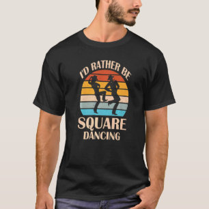 私は正方形の踊りカントリーミュージックカウギルになりたい Tシャツ