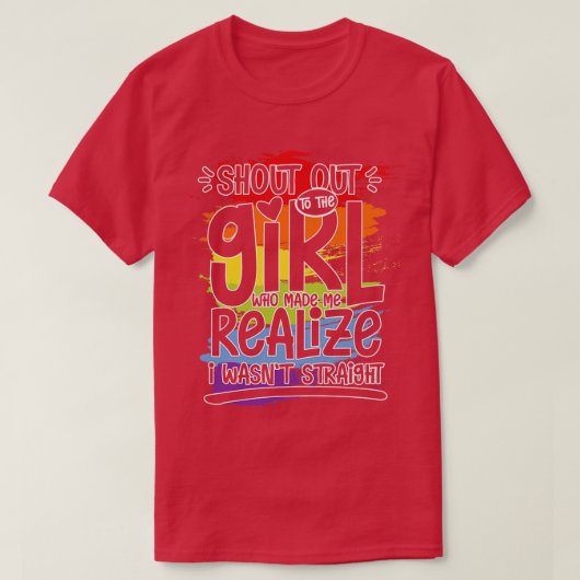 私は正直じゃなかった Tシャツ (デザイン正面)