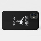 私は武器を必要としません Case-Mate iPhoneケース (裏面(横))