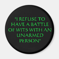 「私は武器を持たない魔術の戦いを拒む