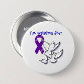 "私は歩いていますのために… " 缶バッジ (正面&裏面)