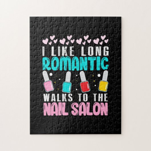 私は歩いてネイルサロンへ ジグソーパズル (縦)