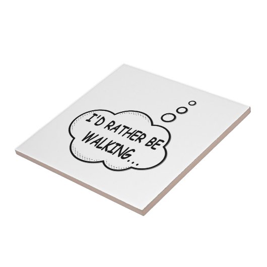 私は歩く タイル (側面)