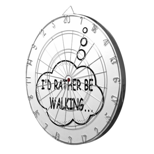 私は歩く ダーツボード (正面右)